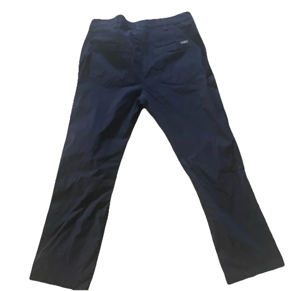 Eddie Bauer Mens 38x30 Outdoor Pants Hiking Travel Lightweight Blue Casual Work - Picture 4 of 11